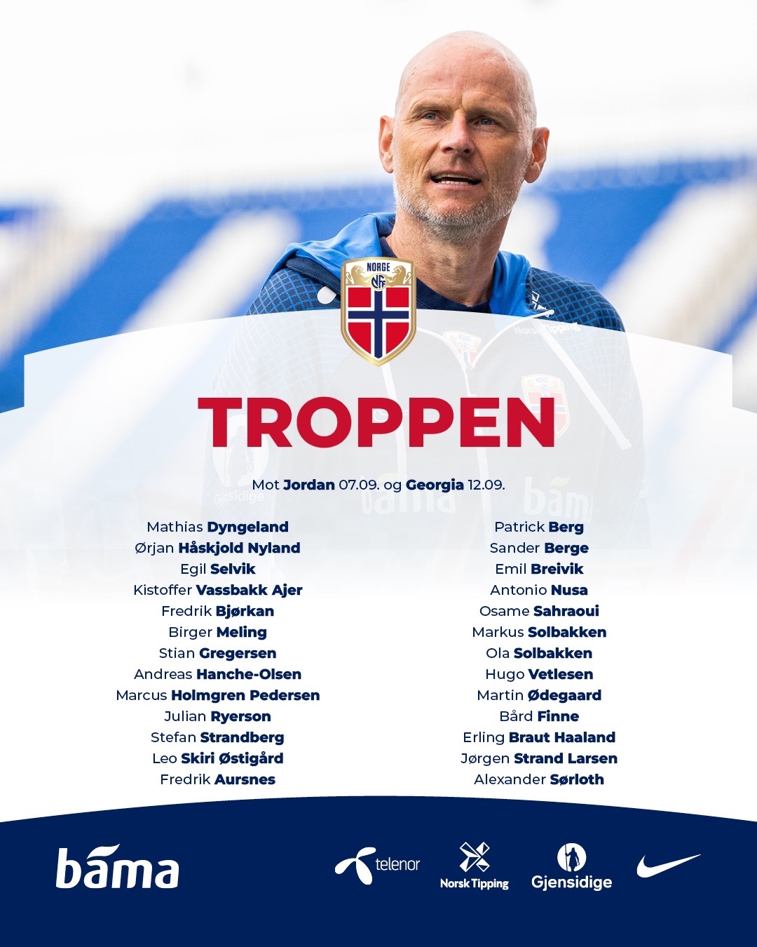 荷兰大名单：范戴克领衔；费耶诺德球员瓦伦特首次入选（荷兰队名单出炉：范戴克领衔，费耶诺德球员瓦伦特首度入选）